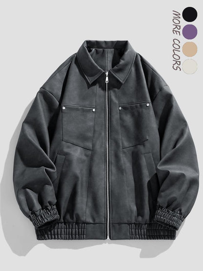 Valdaro Suede Trucker Jacket  Drako™️
