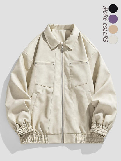 Valdaro Suede Trucker Jacket  Drako™️