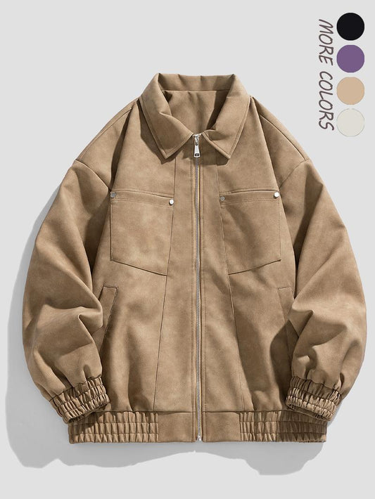 Valdaro Suede Trucker Jacket  Drako™️