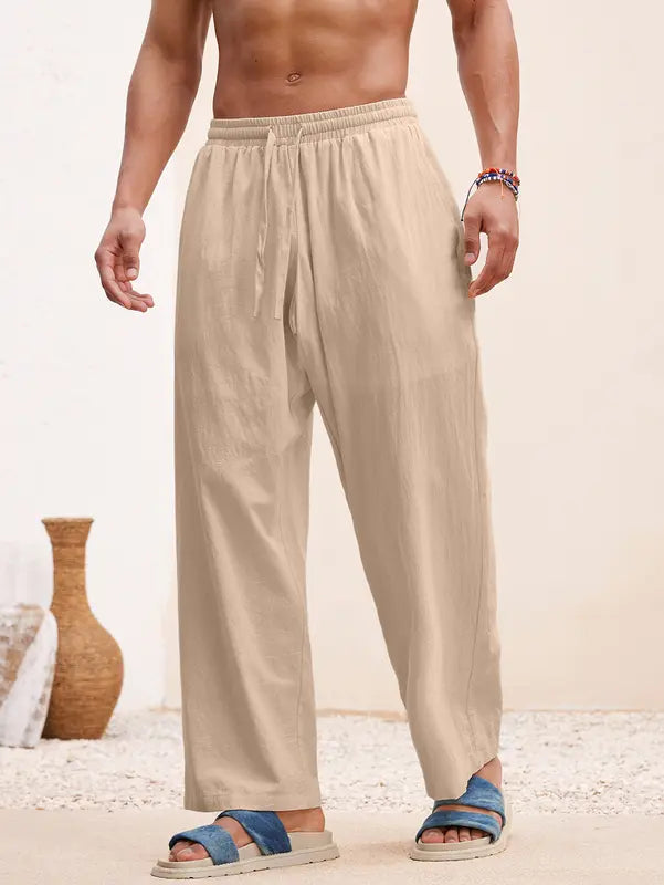 Valdaro Linen Lounge Trousers  Drako™️