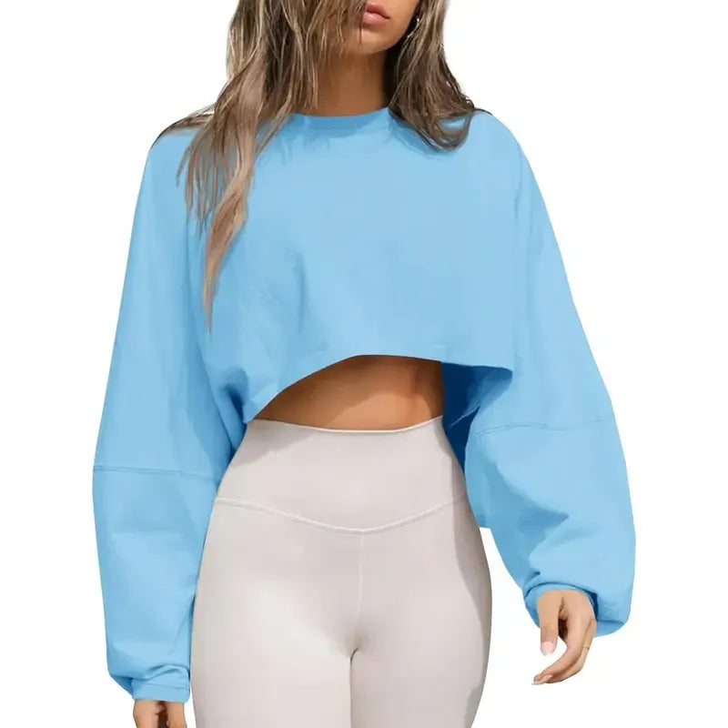 Monza Cropped Oversized Sweatshirt  Drako™️