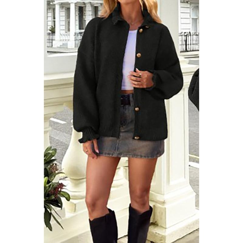Sines Buttoned Knit Cardigan  Drako™️