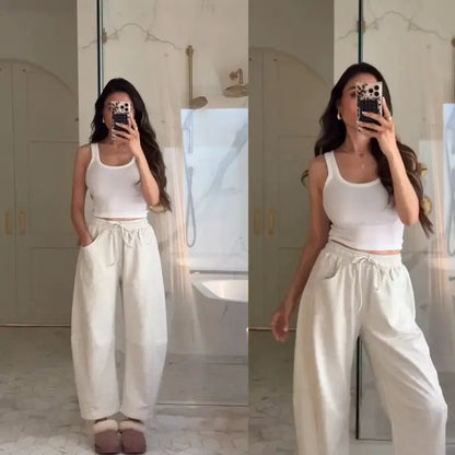 Azenhas Barrel-Leg Pants  Drako™️