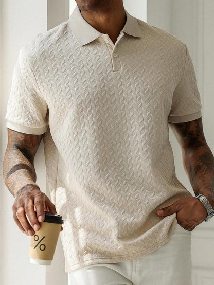 Belvento Jacquard Polo  Drako™️
