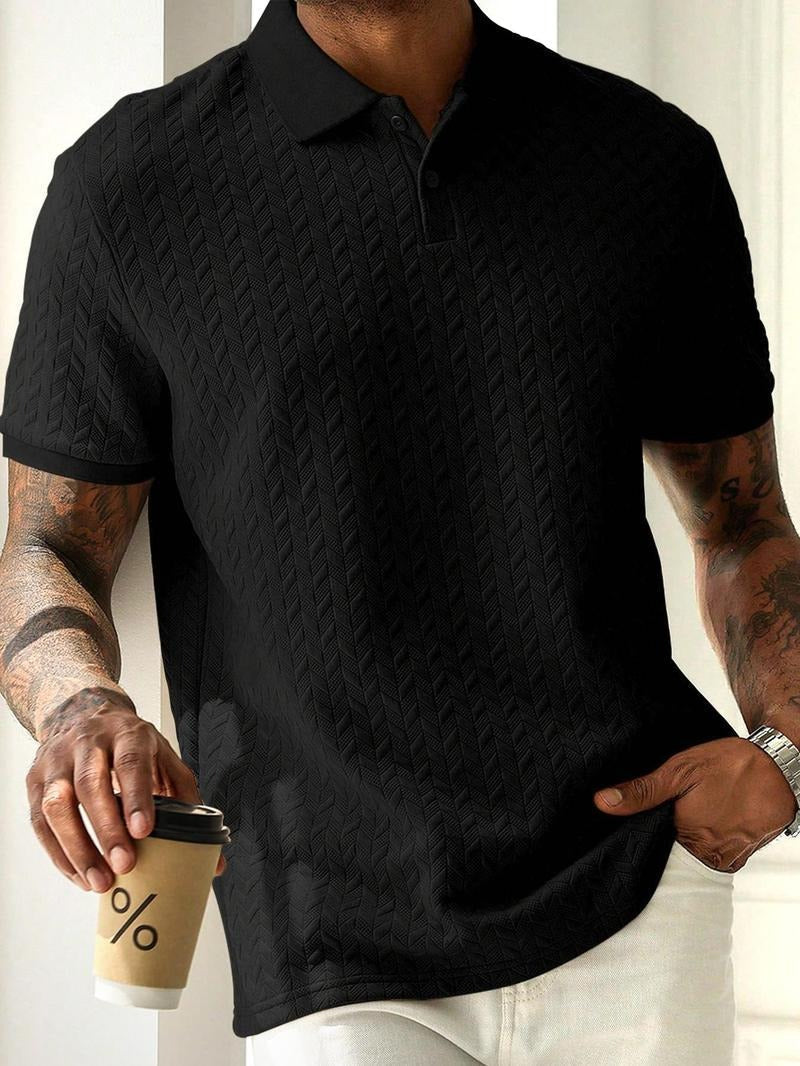 Belvento Jacquard Polo  Drako™️