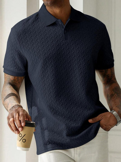 Belvento Jacquard Polo  Drako™️