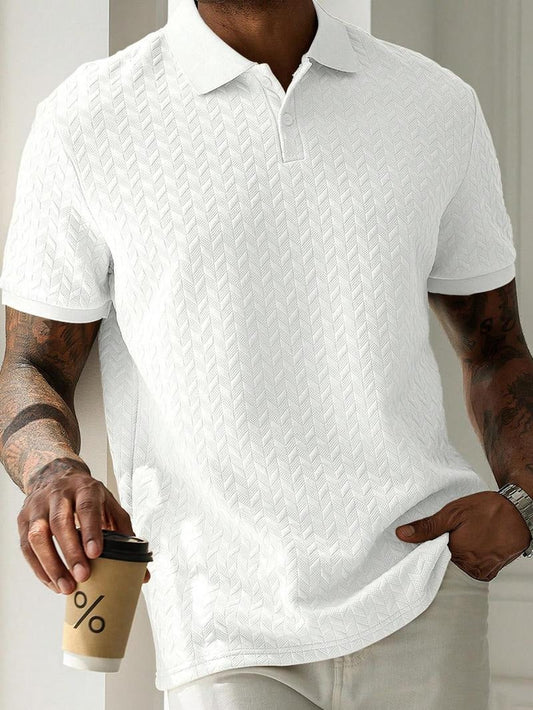 Belvento Jacquard Polo  Drako™️