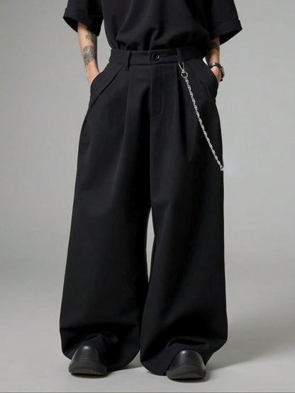 Torino Wide-Leg Tailored Trousers  Drako™️