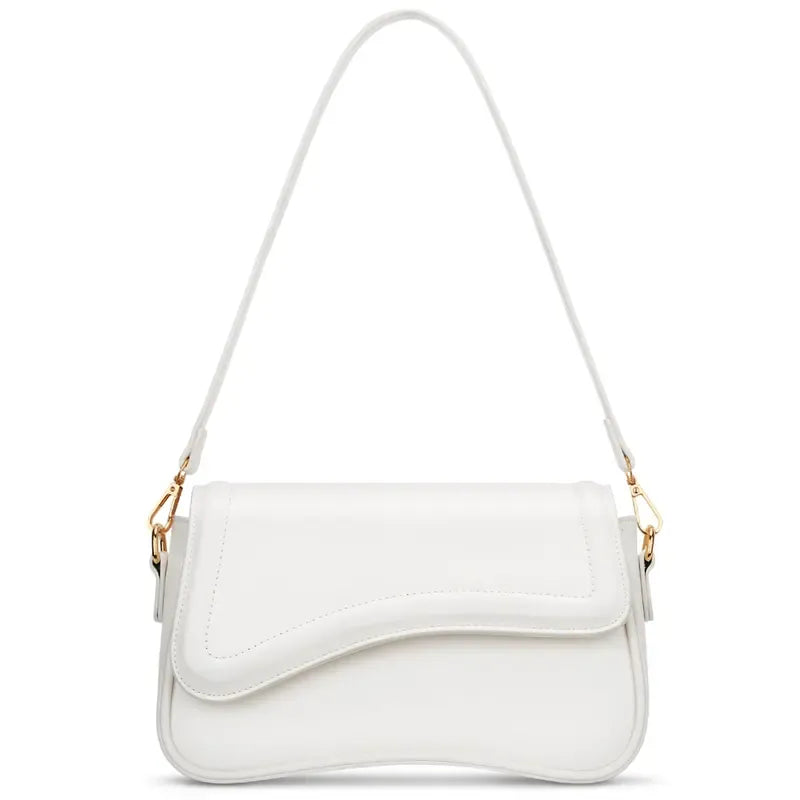 Ravello Curved Flap Shoulder Bag  Drako™️