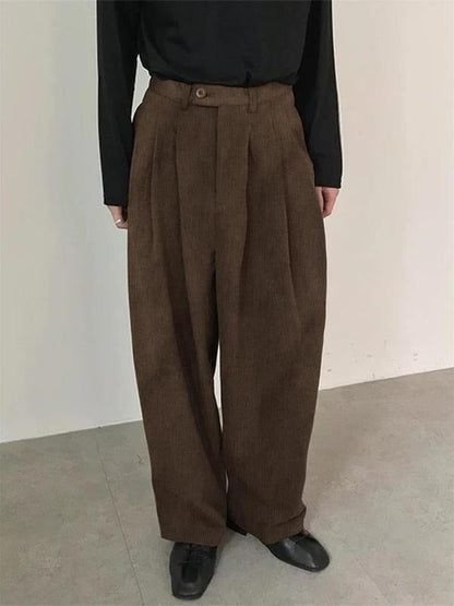 Verona Pleated Tailored Trousers  Drako™️