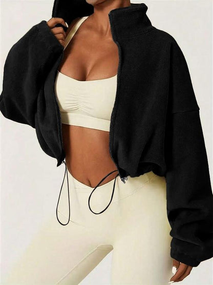 Palma Cropped Zip Jacket  Drako™️