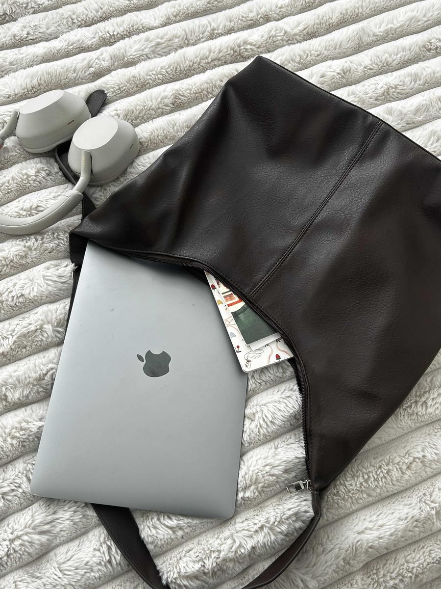 Montelva Leather Laptop Tote  Drako™️