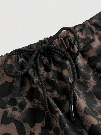 Catania Leopard Cargo Trousers  Drako™️