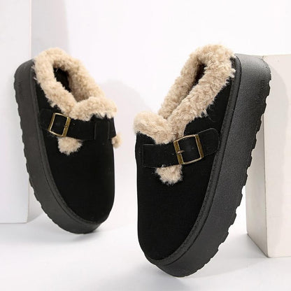 Malta Shearling Suede Clogs  Drako™️