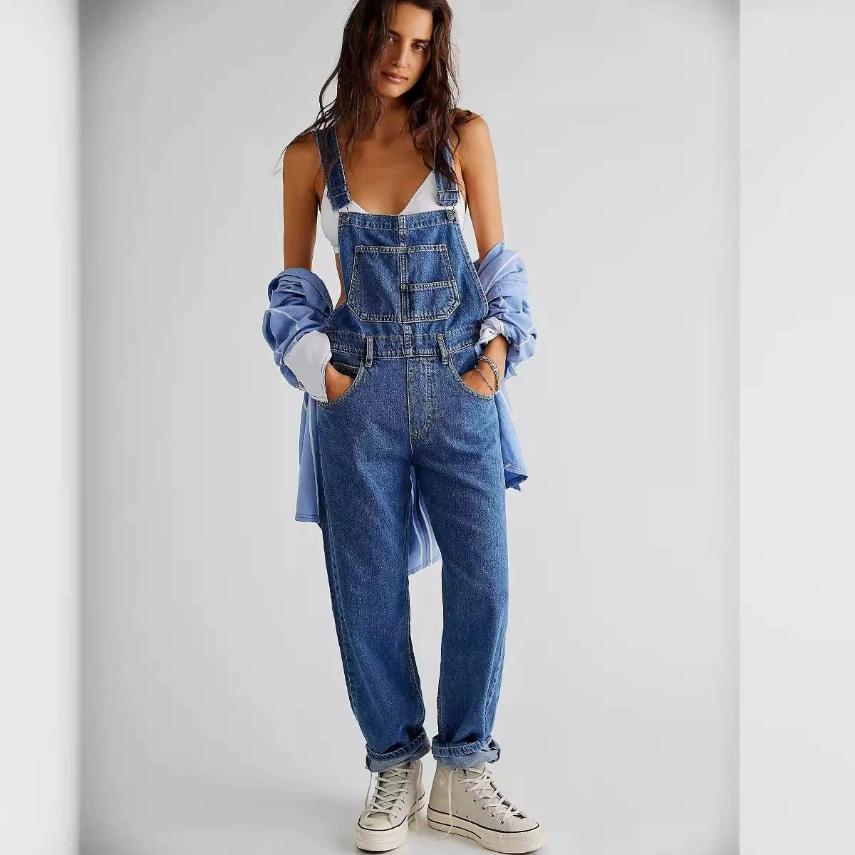 Ravena Denim Bib Overalls  Drako™️