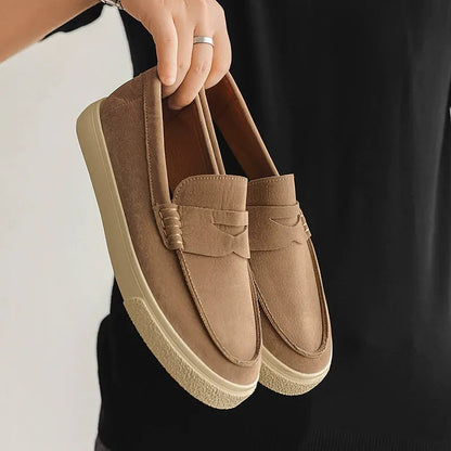 Portofino Suede Penny Loafers  Drako™️
