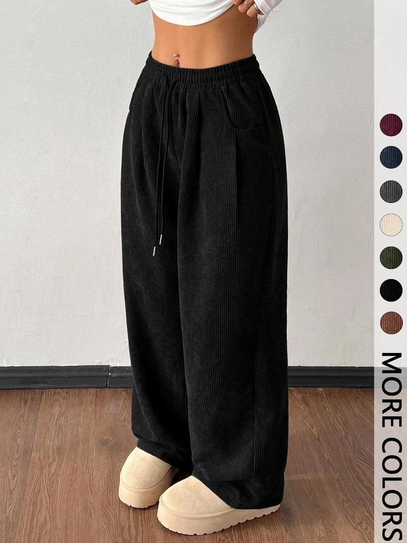 Lucca Corduroy Wide-Leg Pants  Drako™️