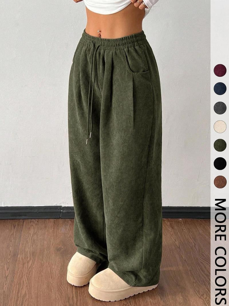 Lucca Corduroy Wide-Leg Pants  Drako™️