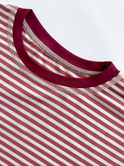 Caldera Striped Bell Sleeve Top  Drako™️