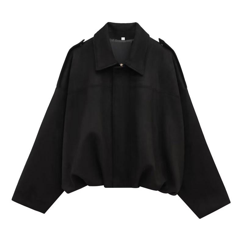 Cortona Cropped Leather Jacket  Drako™️