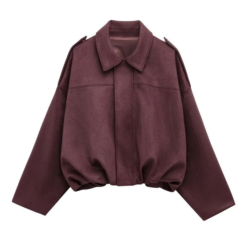 Cortona Cropped Leather Jacket  Drako™️