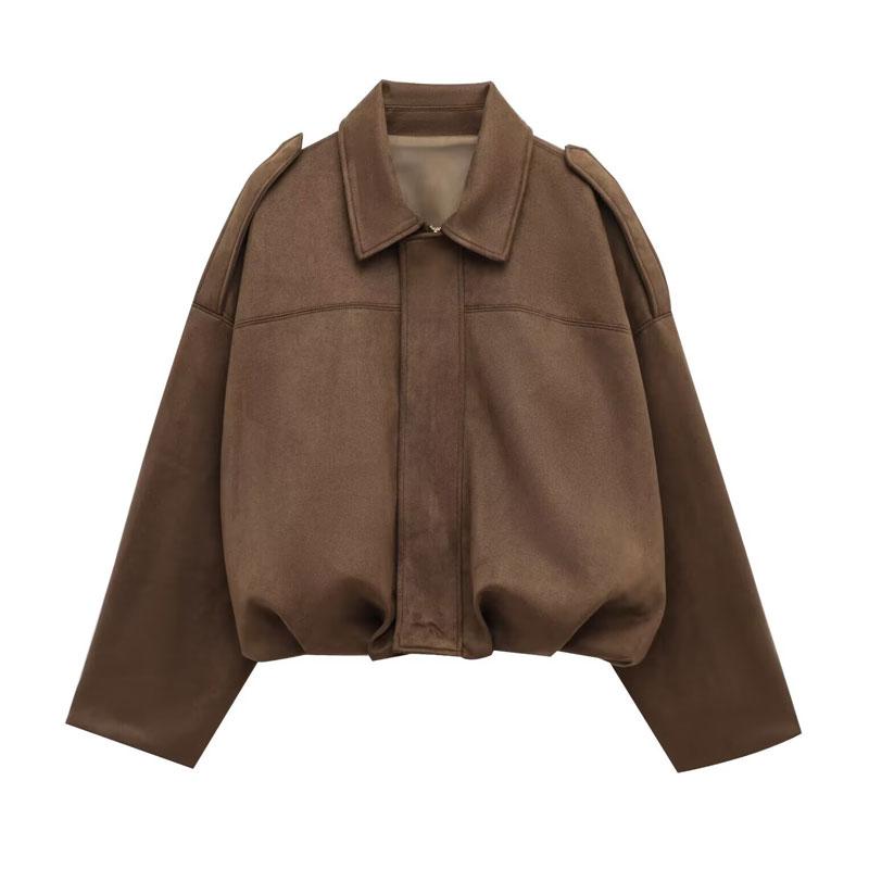 Cortona Cropped Leather Jacket  Drako™️