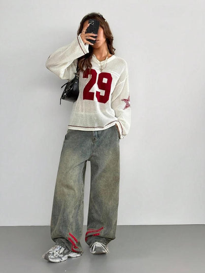 Verona Varsity Knit Sweater  Drako™️