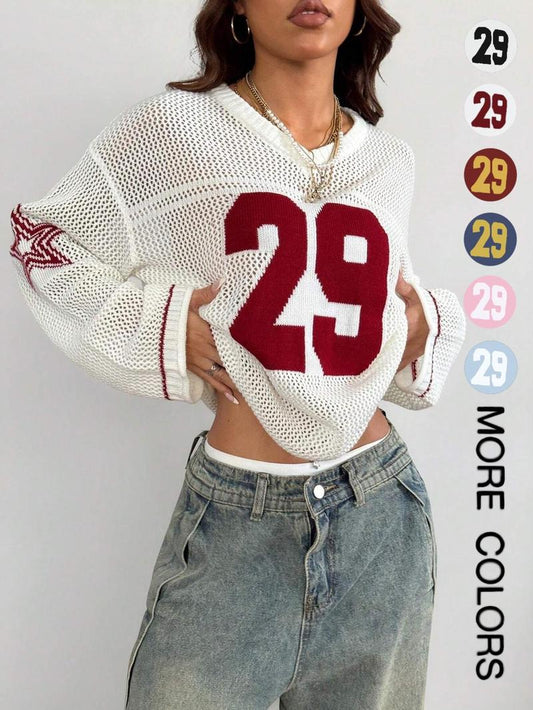 Verona Varsity Knit Sweater  Drako™️