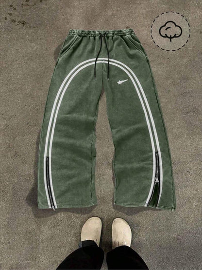 Catania Zip-Hem Track Pants  Drako™️