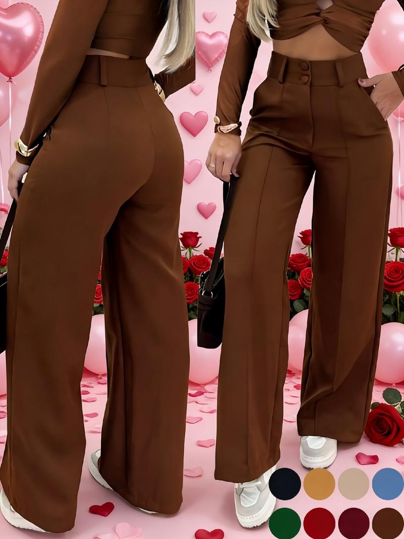Taormina Tailored Wide-Leg Trousers  Drako™️