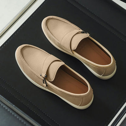 Sorrento Buckle Suede Loafers  Drako™️