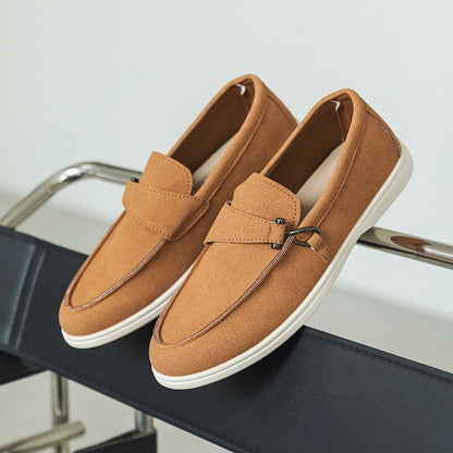 Sorrento Buckle Suede Loafers  Drako™️
