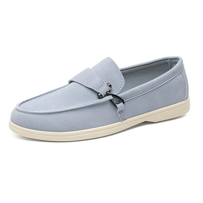 Sorrento Buckle Suede Loafers  Drako™️