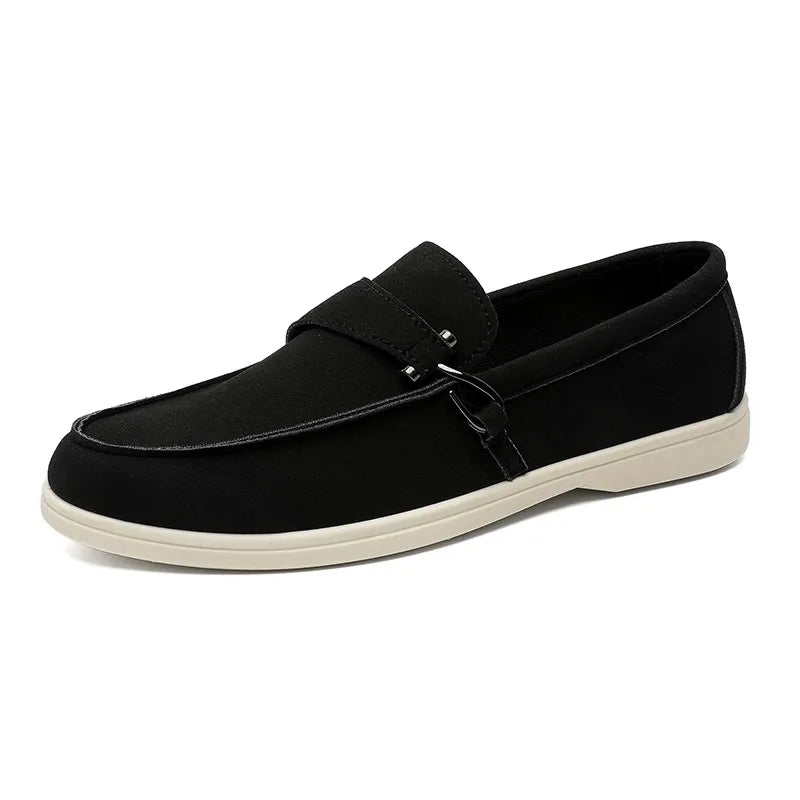 Sorrento Buckle Suede Loafers  Drako™️