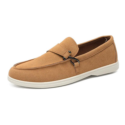 Sorrento Buckle Suede Loafers  Drako™️