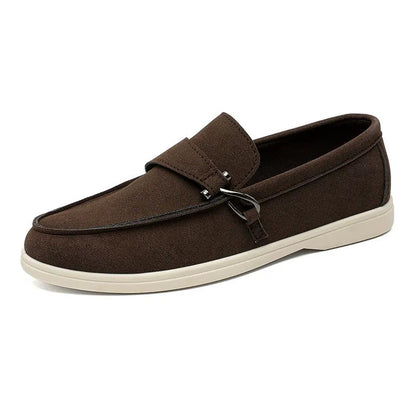 Sorrento Buckle Suede Loafers  Drako™️