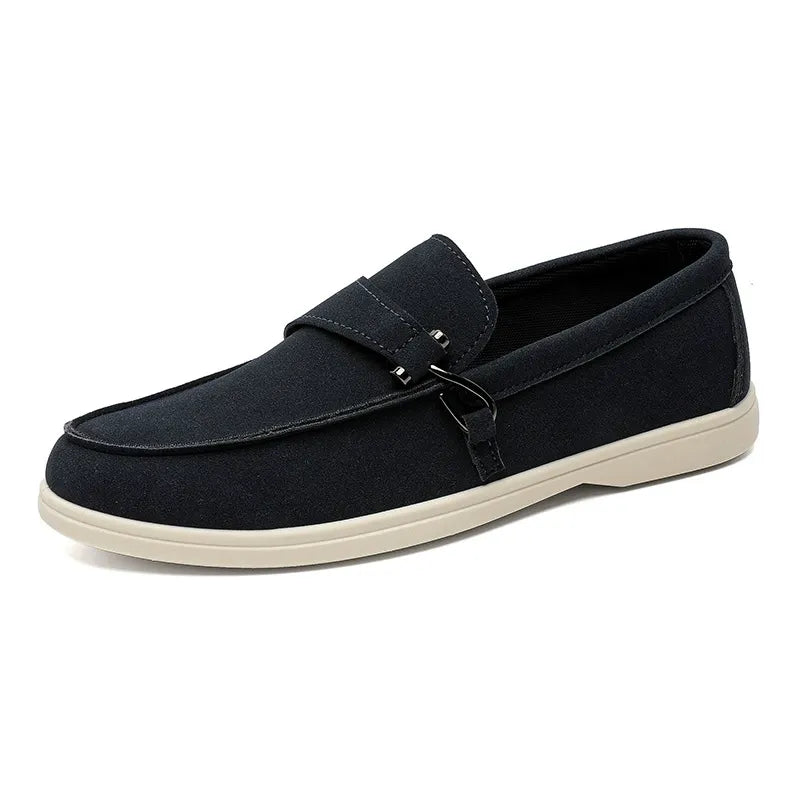 Sorrento Buckle Suede Loafers  Drako™️