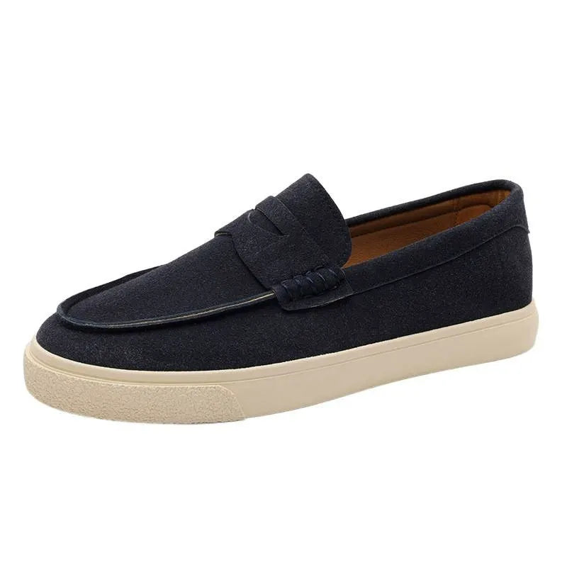 Portofino Suede Penny Loafers  Drako™️
