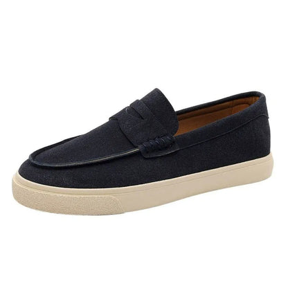 Portofino Suede Penny Loafers  Drako™️