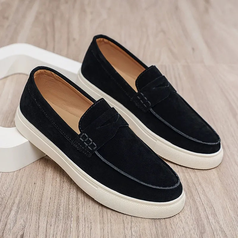 Brentwood Suede Penny Loafers (Copy)  Drako™️