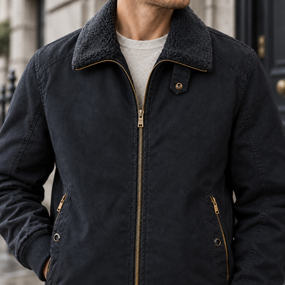 Ronan Fleece Collar Jacket - Detail