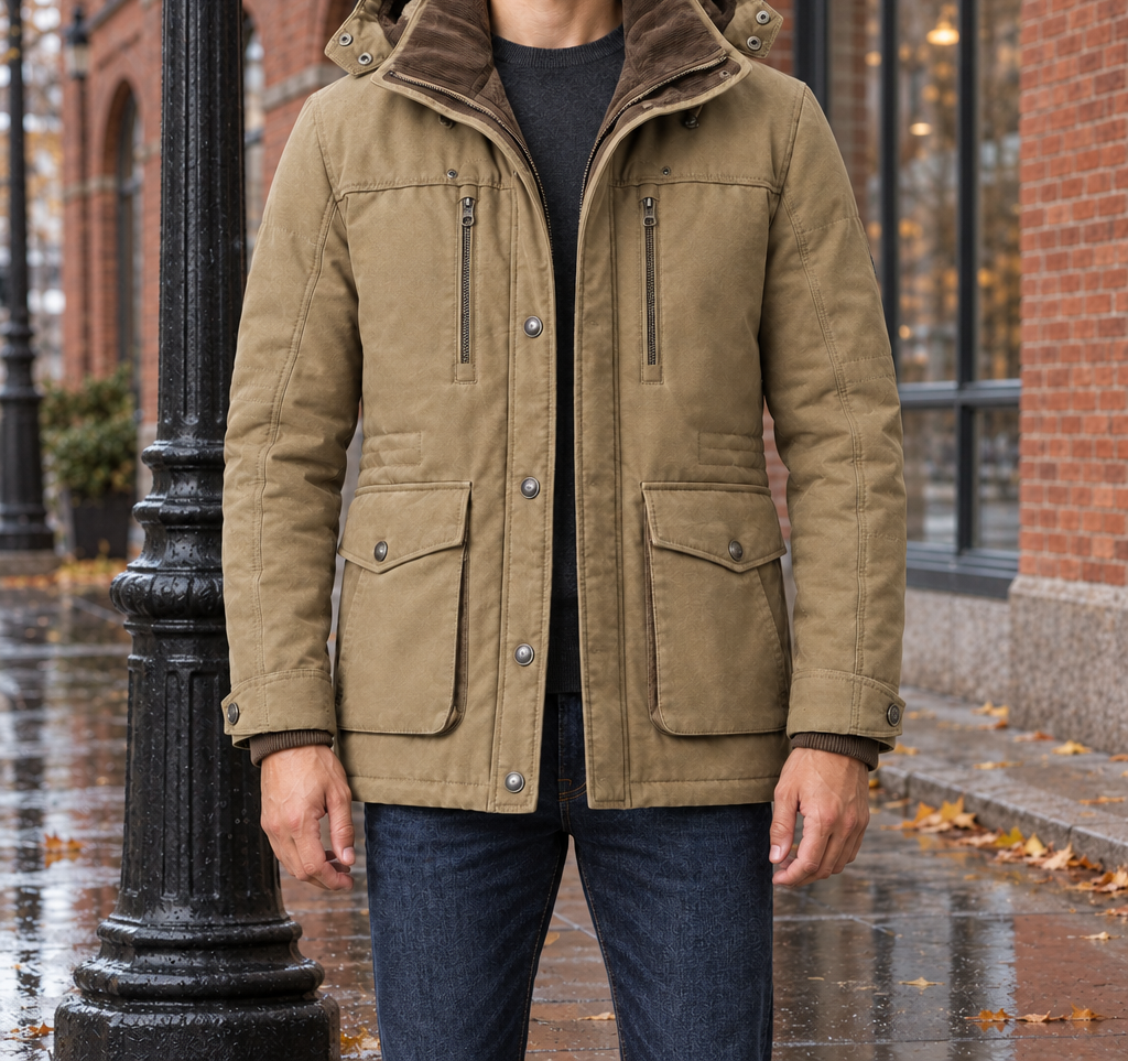 Mason Fleece-Lined Hooded Parka  Drako™️ jackets