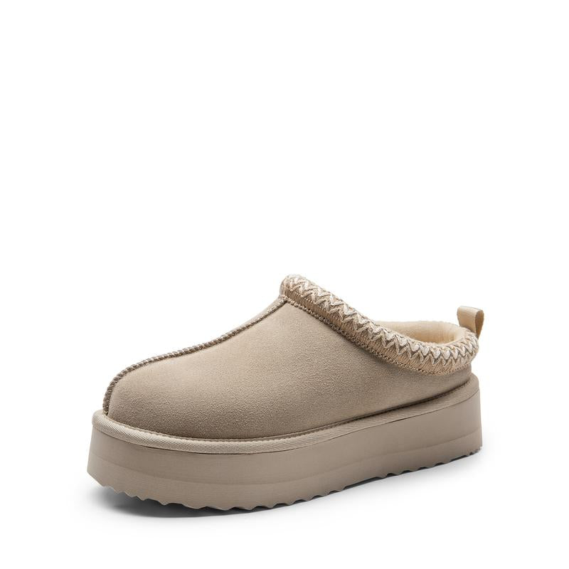 Alassio Platform Shearling Slippers  Drako™️