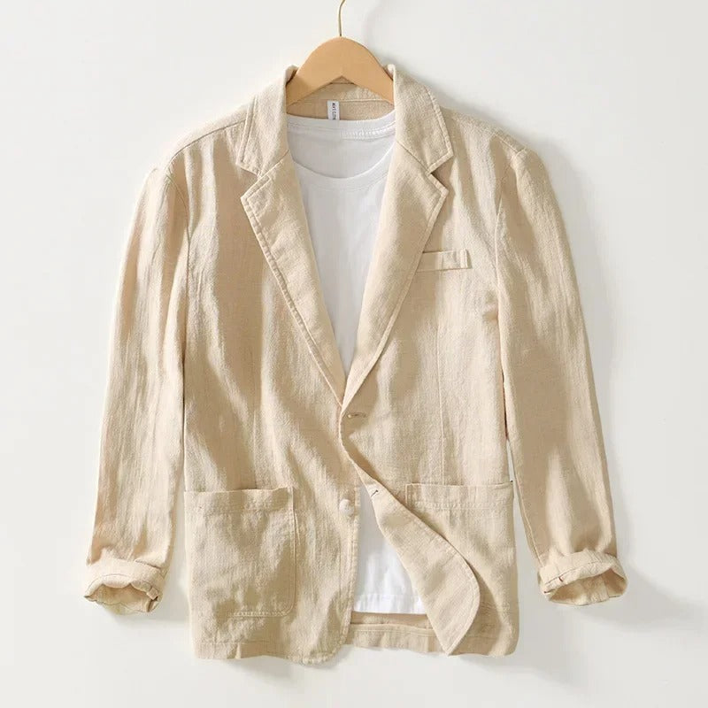 Luminara Linen Blazer  Drako Watches