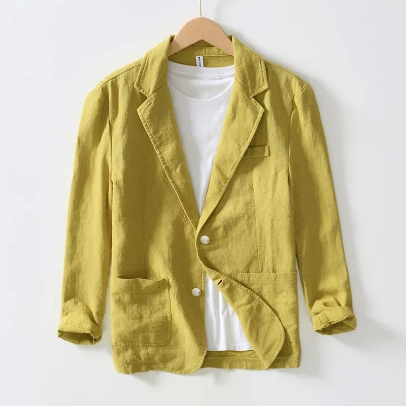Luminara Linen Blazer  Drako Watches